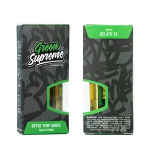 Gelato #33 Full Spectrum Vape Cartridge by Green Supreme