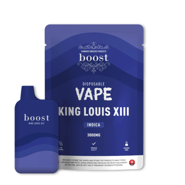 King Louis XIII Distillate Vape Pen 3 g by Boost